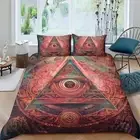 Doona Cover Set The Eye of God Printed Bedspreads Boy Man Home Textiles33