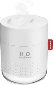 Portable Mini Humidifier, 500ml Small Cool Mist Humidifier, Usb Personal Desktop Humidifier For Bedroom Travel Office Home, Auto Shut-off, 2 Mist