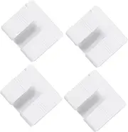 HAWILLOSCH 4pcs Wall Mounted Phone Charger Racks Punch Storage Holders for Remote Controllers Mobile Devices Easy Installation Stylish Practical Home Organizer