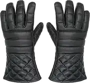 [Mythrojan] SWORDSMAN FENCING GLOVES: HEMA LIGHTLY PADDED LEATHER GLOVES Medieval Renaissance