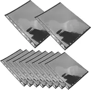 10Pcs Album Pages Background Loose Leaf Sheets for Postage Paper and Postcard Storage Versatile Stamp Collecting Pages for Easy Organization