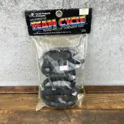 Old School BMX Pedals 1/2" Team Cycle NOS Black VP-737 Black Oval OG 80s OPC
