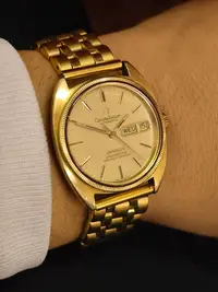 在飛比找Yahoo奇摩拍賣-7-11運費0元優惠優惠-瑞士歐米茄星座天文臺男士自動機械腕錶！這是一塊產自1970年