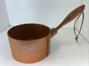 Frye’s Measure Mill Old Time Wooden Ware Handled Pan Scoop Copper Rivets Shaker