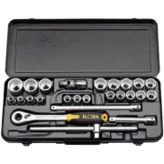 Elora 1/2" Drive 25 Piece Metric Socket Set 10mm - 32mm 770-OKLMU 50648