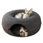 超大型甜甜圈寵物隧道窩-60公分(可承重8公斤肥貓 貓屋 貓窩 堅固耐抓)