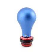Hybrid Racing Shift Knob & Shift Boot Collar Combo - Dust Blue & Red