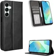 Cover Compatible with Samsung Galaxy A34 5G Case,Compatible with Samsung Galaxy A34 5G Case PU Leather Flip Kickstand Wallet Card Slot Magnetic Closure Black