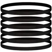 30 Pieces Thin Sports Elastic Headbands Exercise Skinny Athletic Hair Bands