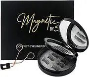 BeauFairy Magnetic Eyelashes Set, 4 Pairs Soft Magnetic Natural Reusable 3D False Eyelashes with Eyelashes Clips, No Glue Needed, Easy to Wear, DIY Eyelash Extension Kit Gift
