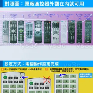 SAMPO 聲寶液晶電視遙控器 RC-292SH 全系列可用