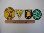 American CB Radio Club Patches - WIS Group H.F 435 - Alaska CB C.B Radio
