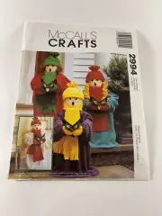 Vintage McCall's 24” Christmas CarolerDolls Uncut Sewing Pattern With All Pieces
