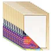 12x Art Boxd 17.8cm Stretched Canvas 280gsm Art Painting w/ Wooden Frame Small