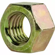 7/16" Grade 8 Finished Hex Nuts Yellow Zinc (QTY 500)