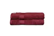 2pc Algodon St. Regis 160x80cm Cotton Bathroom Body Bath Sheet Towel Pack Berry