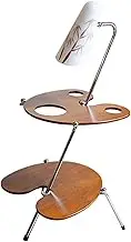 Indoor Floor Lamps Floor Lamp with Table, Bedside End Table with Lamp, Side Table Reading Light for Bedroom, Living Room Standing Lamp