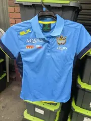 NRL Gold Coast Titans Ladies Media Polo Shirt Size 12 NWT