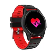 R13 HR Blood Pressure Oxygen Multi-sport IP67 Fitness Tracker bluetooth Camera Smart Watch RED COLOR
