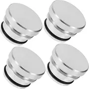 LOORGVEL 4pcs Car Cigarette Lighter Plug Caps Protective Covers Fit for Car Lighter Sockets Prevent Accidental Burns and Damage Stylish Design
