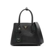 [Prada] Prada Double Saffiano Leather Tote Bag ONE SIZE BLACK