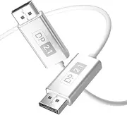 huaham 16K Displayport 2.1 Cable (3M),80Gbps Fiber Optic DP 2.1 to DP Cord,Support[16K@60Hz, 8K@60Hz, 4K@240Hz] with FreeSync, G-SYNC and HDR for Gaming Monitor, PC, RTX 4080/4090, RX 7900 etc