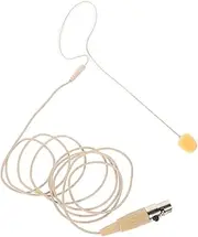 TEMPNAP Over Ear Headworn Microphone for Live Performances Teaching Lectures Lightweight Condenser Mic with Stable Signal High Sensitivity Comfortable Fit