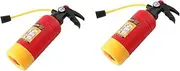 SUPVOX 2pcs Fire Extinguisher Water Squirter Portable Summer Outdoor Fun for Safe Environmental Great Present for Fireman Theme Parties