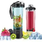 Portable Blender Model A9 – 600ml USB Rechargeable Personal Blender w/ 6 Blades