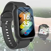 Fall Alarm for Elderly Dementia SOS Smart Watch Call Button with 2-Way Calling Fall Alert Detection&GPS Location Tracking Waterproof Fitness Tracker(Black)