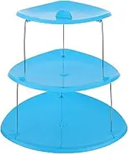 BESTOYARD Cake Stand Tray Tray Countertop Cake Display Display Riser Thanksgiving Stand Desserts Holder Shelf Risers Plastic Blue