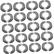 Angoily 50pcs Frame Backing Clips: Sturdy Picture Flat Board Metal Turn Buttons with Screws for Artwork Photo Frames and Decorative Boxes