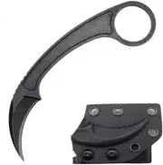 C C1102 Fixed Blade Knife,D2 Blade+Stainless Steel Handle EDC Fixed Blade Claw K