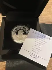 Tokelau 2022 $5 Queen Elizabeth II Platinum Jubilee 1952 70th 1 Oz Silver Proof