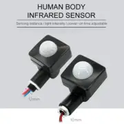 10/12mm Ultrathin LED Flood Light PIR Motion Sensor Detector Waterproof Outdoor