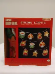 2023 Paladone Battery Operated String Lights Super Mario Bros New