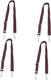 GANAZONO 4pcs Adjustable Elastic Straps Heavy Duty Tensioner Belt for Luggage Bungee Cords Wide Elasticity for Transporting Bulky Loads Convenient Storage