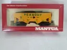 HO Scale Mantua Peabody 32’ Heavy Hopper railcar PSL# 6631 Freight Train 729-018