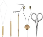 Fly ing Tools Combo Kit Whip Finisher Bobbin Holder Bodkin Bobbin Threader for Fishing Lures 4pcs kit