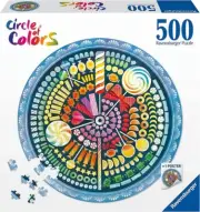 Ravensburger 500 Piece Jigsaw Puzzle - Circle Of Colours Candies