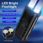 USB Power Bank LED Flashlight Power Camping Tent Light Torch Lantern Lamp Light