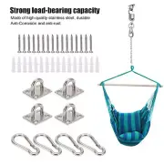 Hook Hanging Kit Heavy Duty Suspension Hardware For Yoga Ceiling Swing HammockV