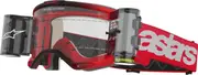 Alpinestars Vision 5 Blaze Roll-Off Motocross Goggles, red for Men One Size