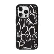 iPhone 16 Pro Impact Case MagSafe Compatible SUPER WAVY (BLACK)