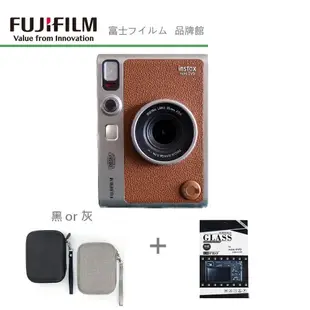 FUJIFILM 富士 instax mini Evo 拍立得 黑色/棕色 公司貨