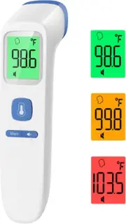 Thermometer for Adults and Kids, Digital Forehead Thermometer with Fever Alarm,