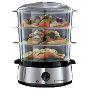 Russell Hobbs RHSTM3 Cook @ Home 9L Food Steamer Stainless Steel