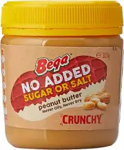Bega, Bega No Added Sugar or Salt Crunchy Peanut Butter, 325 Grams
