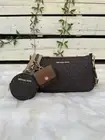 Michael Kors Jet Set Travel Small Crossbody with Tech Attach (Brown)
