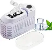 Portable Countertop Ice Maker Machine,8 Cubes in 10 Mins,Compact Mini Ice Maker for Home/Camping/Office Bar/Party/Car with DC 12V Adapter